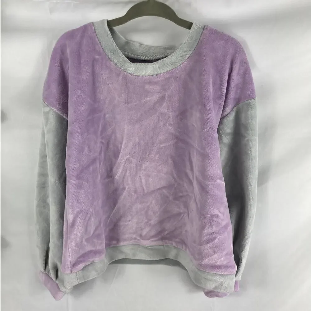 NWT Harper Canyon Velvet Color Block Sweatshirt 5